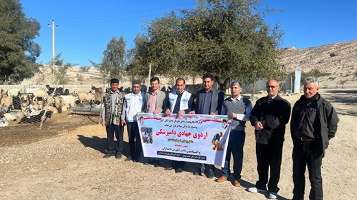 گزارش تصویری اردوی جهادی دامپزشکی شهدای راه قدس در بخش ارم و بوشکان